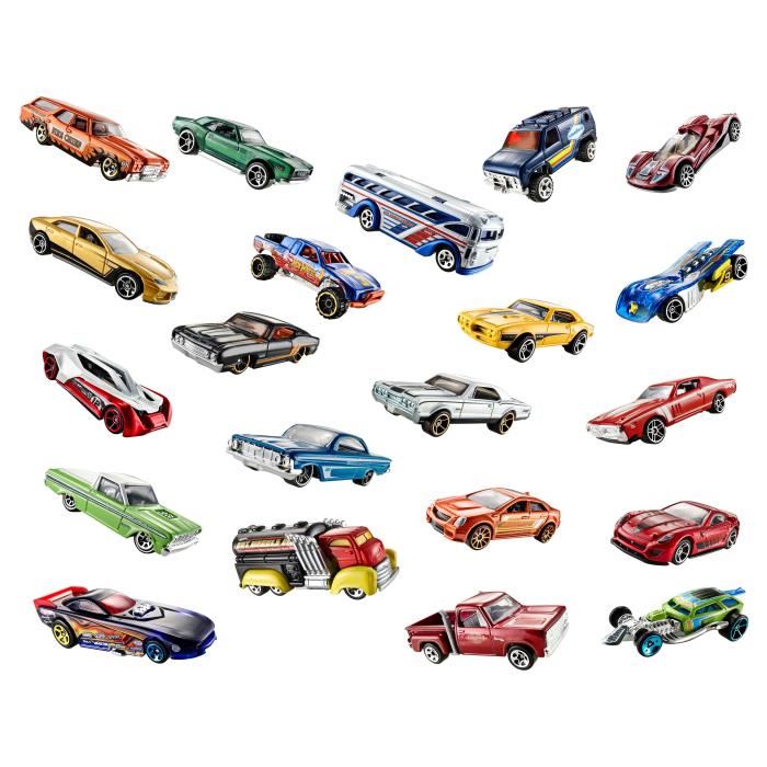 Mattel Hot Wheels - Coffret 20 voitures - Comparer avec