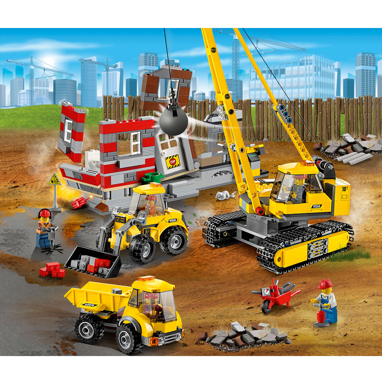 LEGO® City 60076 Le Chantier De Démolition - Lego - Achat & prix