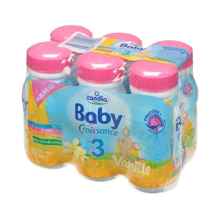 Candia Baby Croissance Vanille 6 X 25 Cl De 10 Mois A 3 Ans Comparer Avec Touslesprix Com