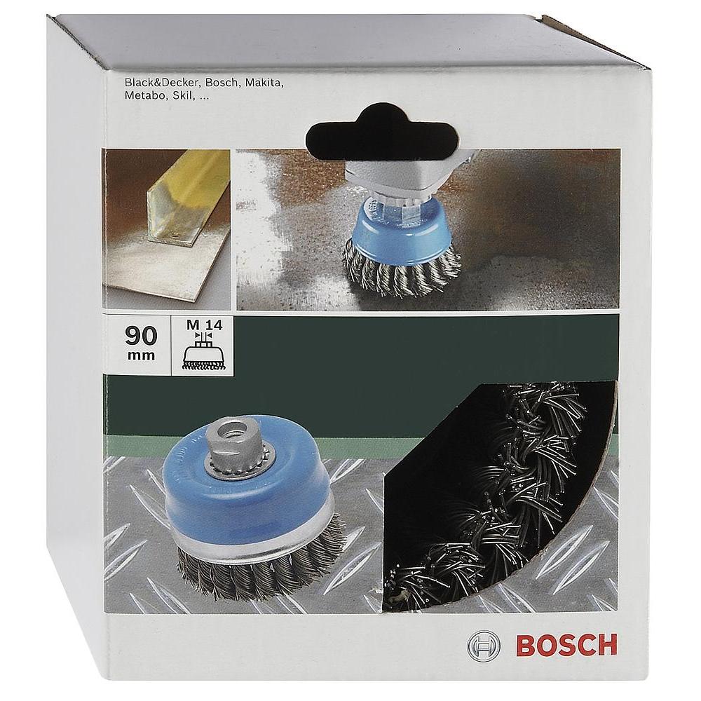 Bosch 1x Brosse Boisseau PRO Nylon Longlife Avec Abrasif