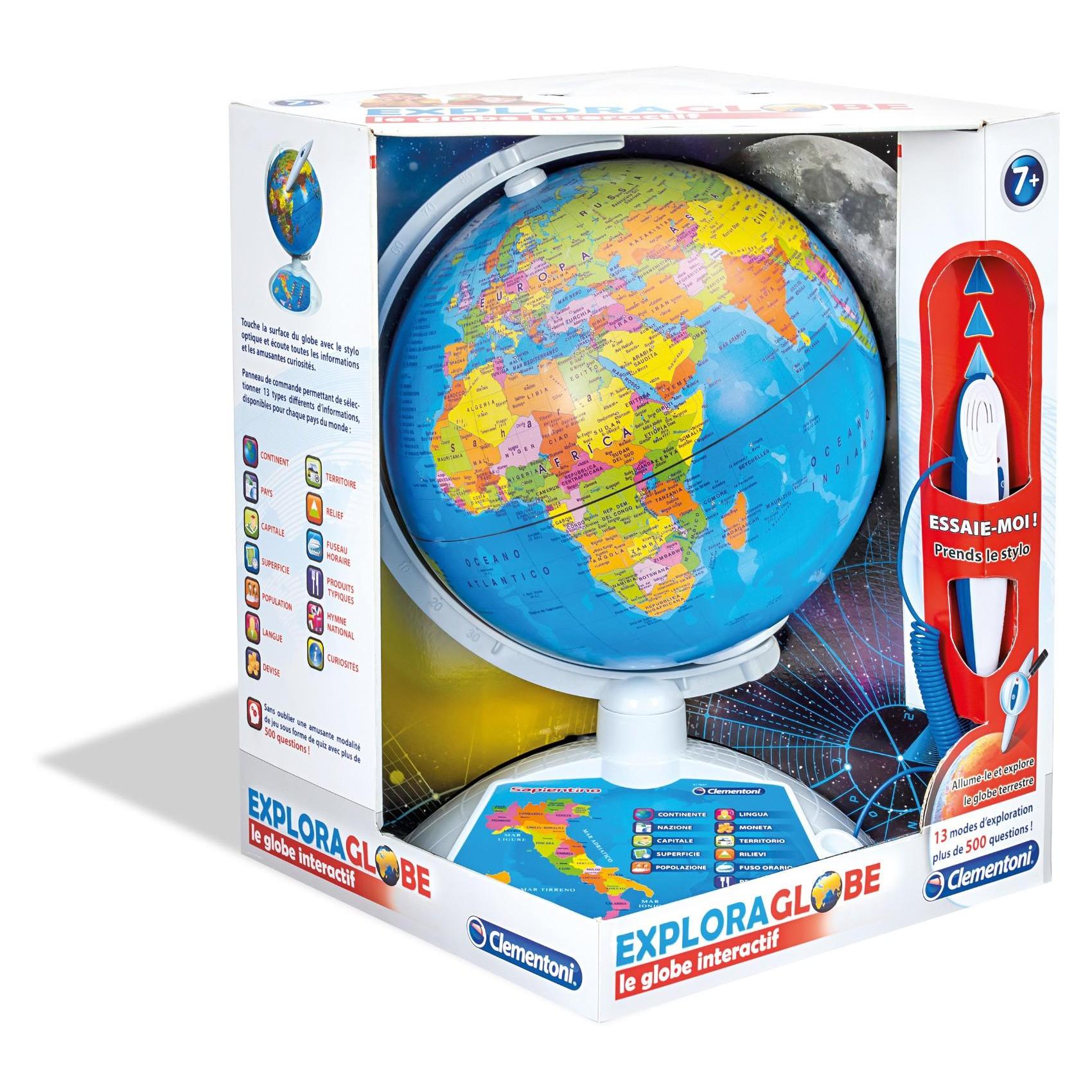 Clementoni Exploraglobe Le globe interactif - Comparer avec Touslesprix.com
