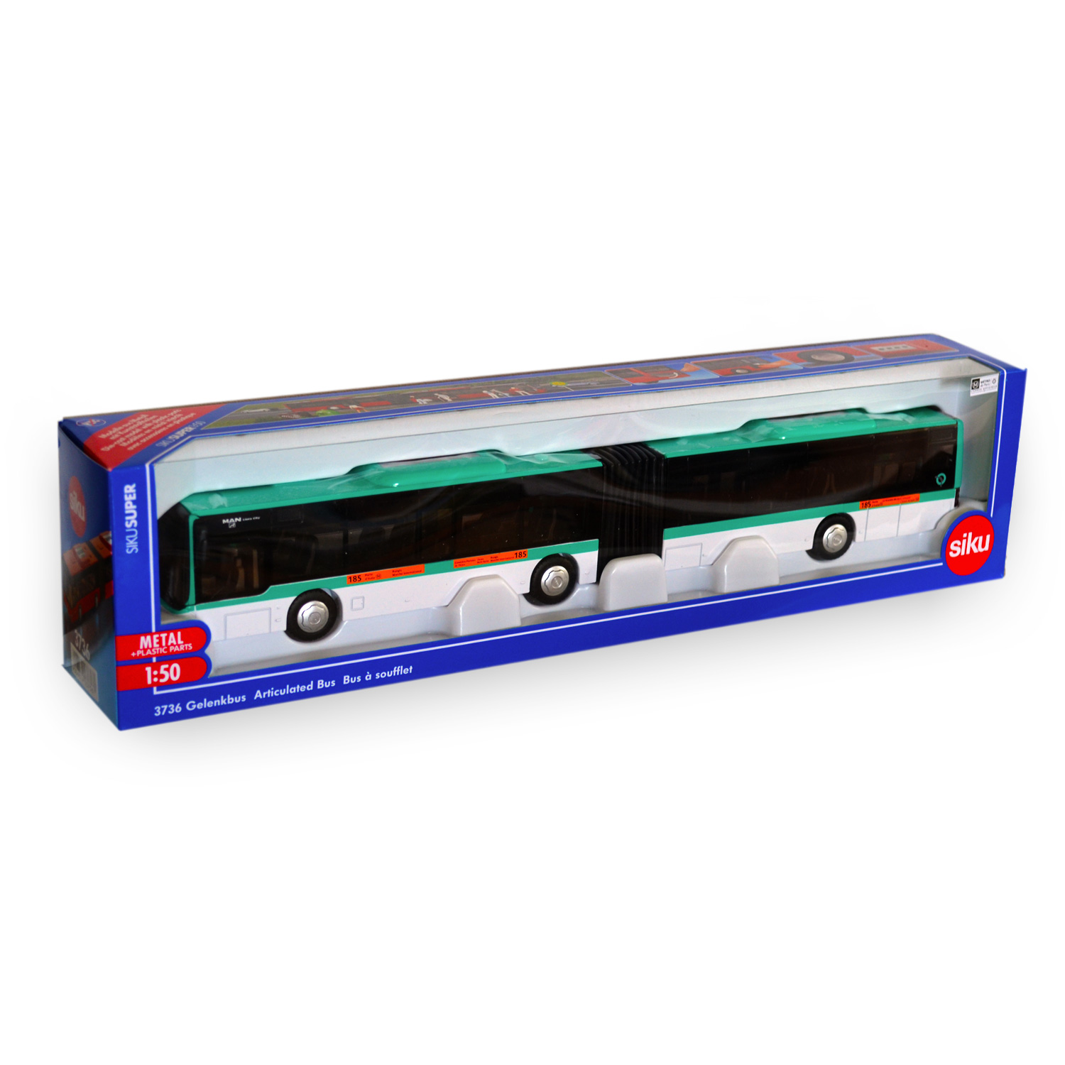 Siku 3738001, Mercedes-Benz Travego Reisbus RATP Frankrijk, 1:50
