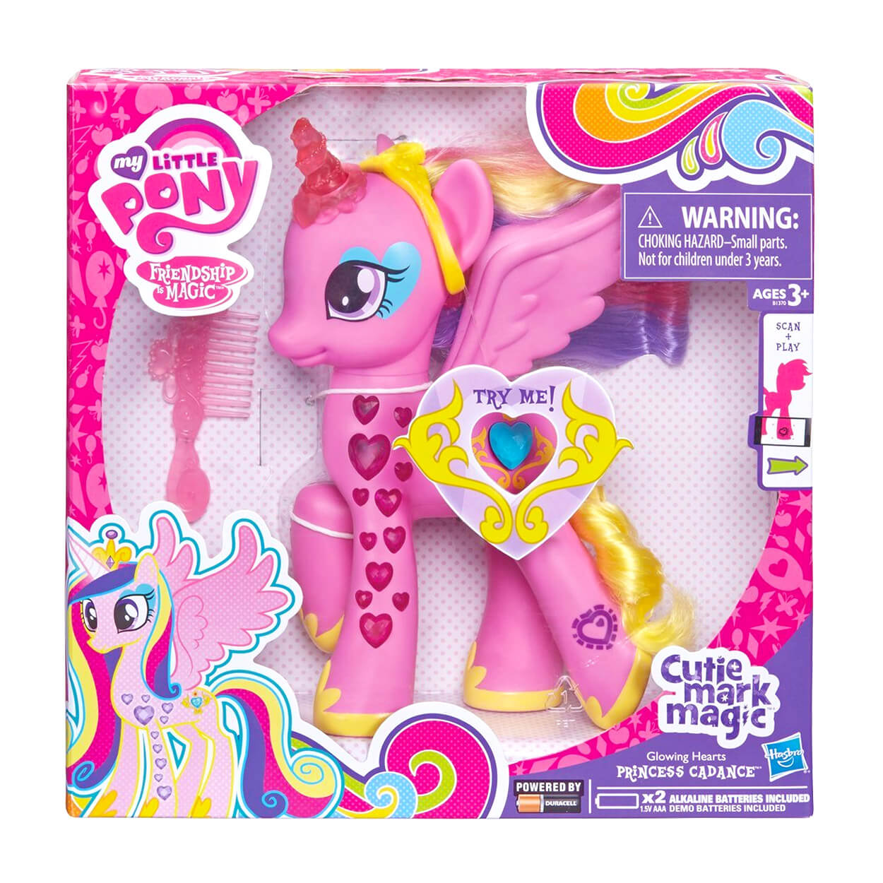 Hasbro My Little Pony Princesse Cadance Coeurs lumineux - Comparer avec Touslesprix.com