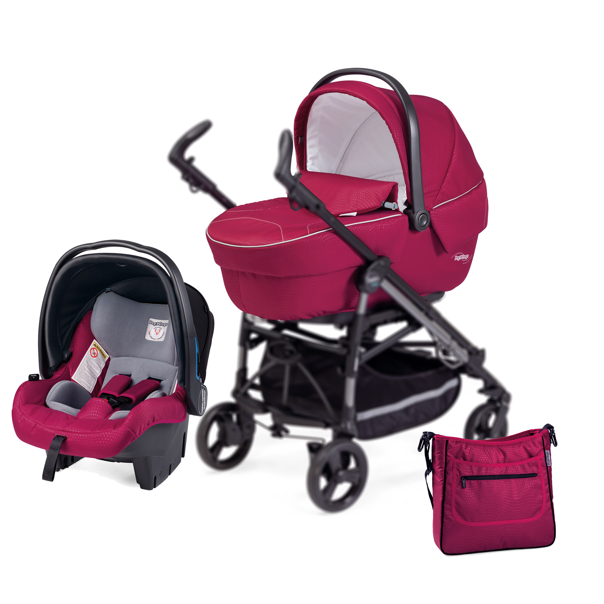 Peg Perego Set XL Nacelle Navetta XL, siège auto Primo Viaggio SL et