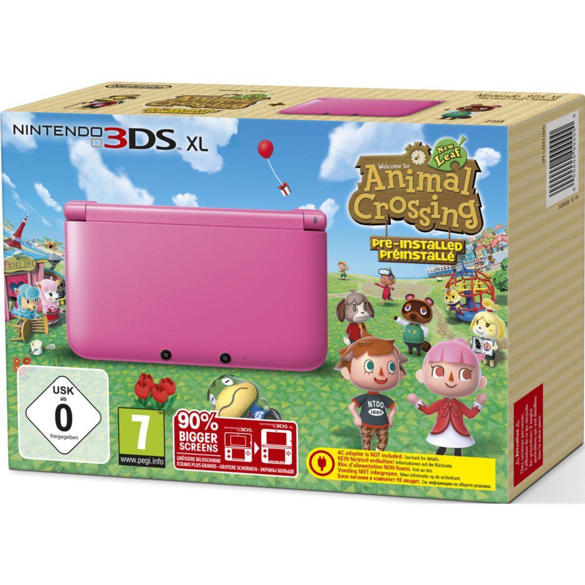Nintendo 3DS XL + Animal Crossing New Leaf Comparer avec