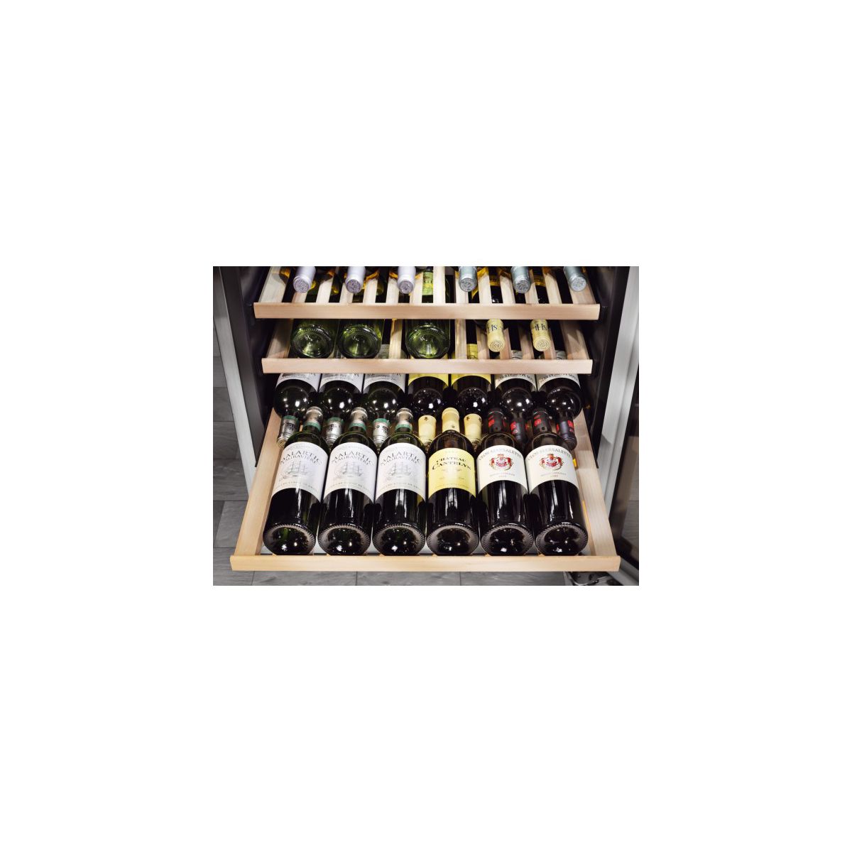 Clayette En Bois Haier Pour Cave à Vin - Capacité De Stockage Maximale - Élégante Et De Qualité - Accessoire Original Haier - 485 * 402 * 44mm