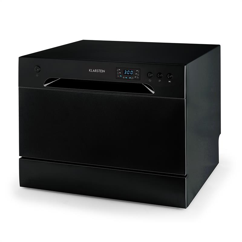 Lave-Vaisselle Compact Klarstein Lagoona Mini - 6 Couverts, 7 Programmes, 49 DB - Classe F, Idéal Pour Studios Et Petites Cuisines