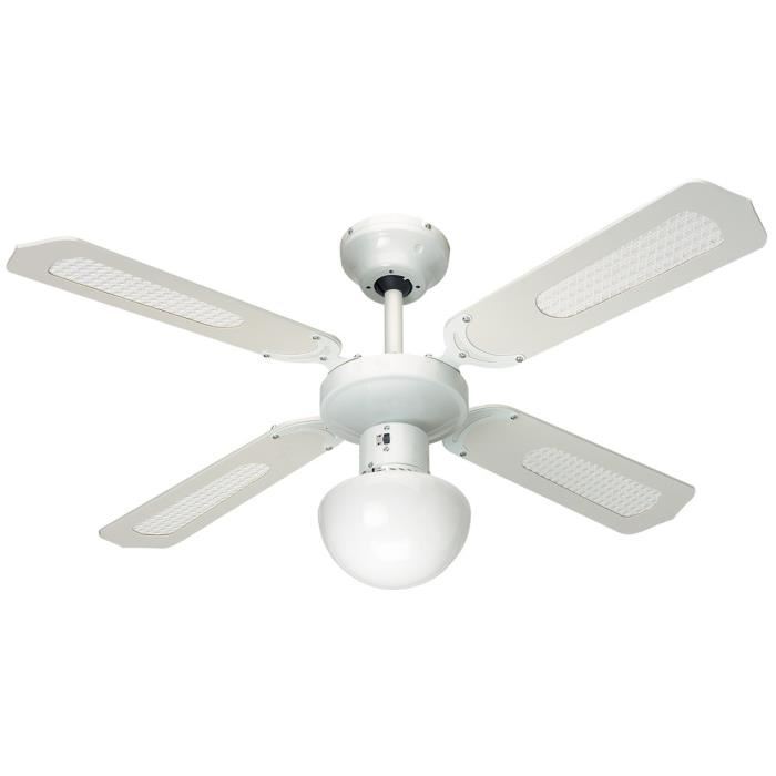 Farelek Bali Ventilateur De Plafond Lumineux 4 Pales Comparer