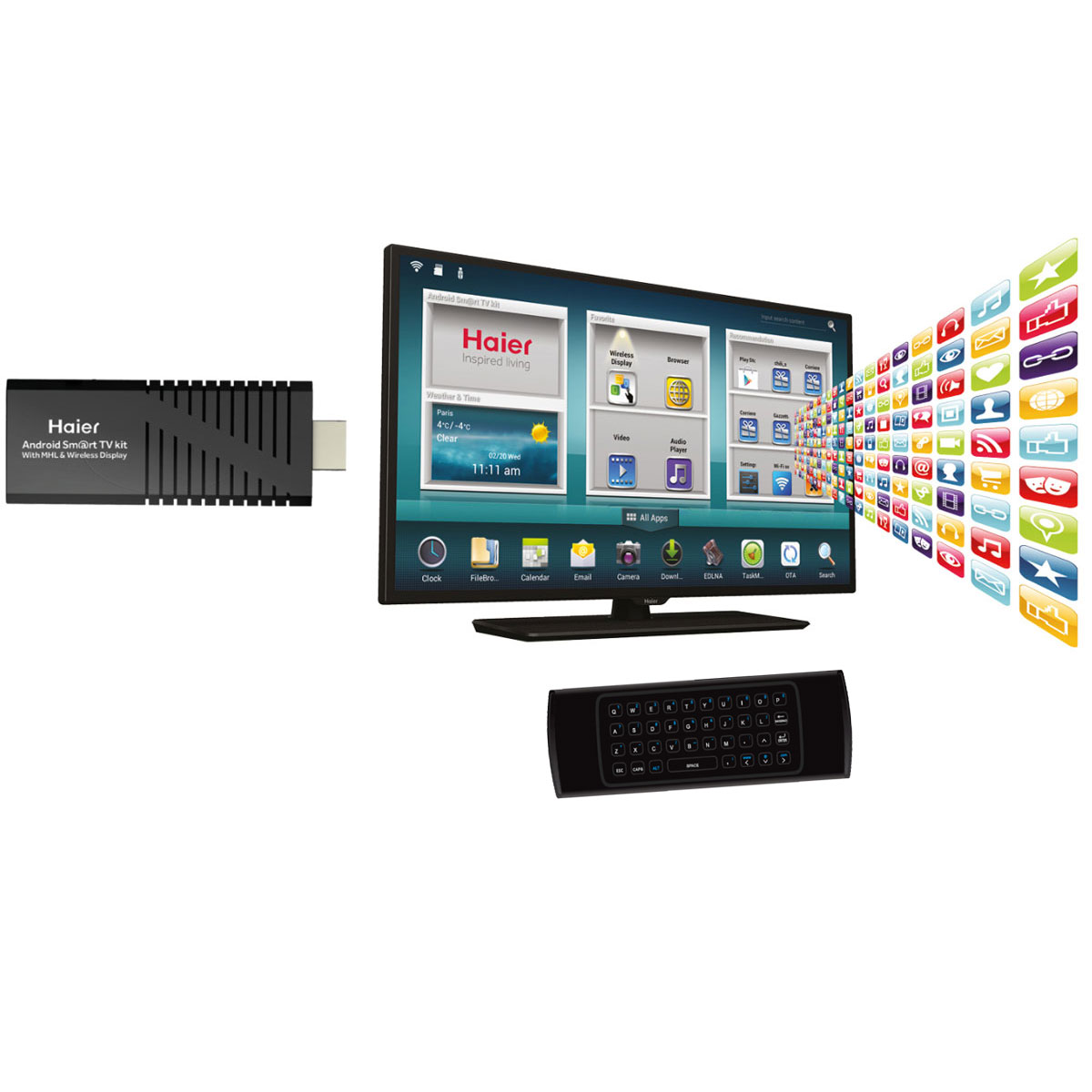 Haier DMA6000 Android Smart TV Kit Comparer avec