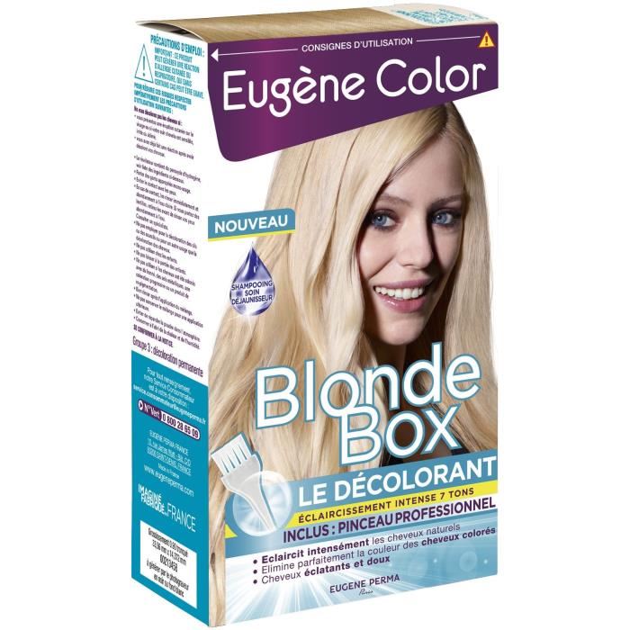 Eugène Color Blonde Box Kit décolorant, éclaircissement intense 7 tons Comparer avec