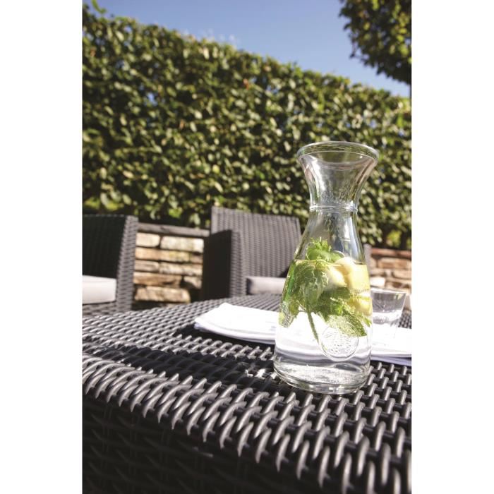 Allibert Salon de jardin Corona aspect rotin tressé rond - Comparer ... Allibert Salon de jardin Corona aspect rotin tressé rond - Comparer ...