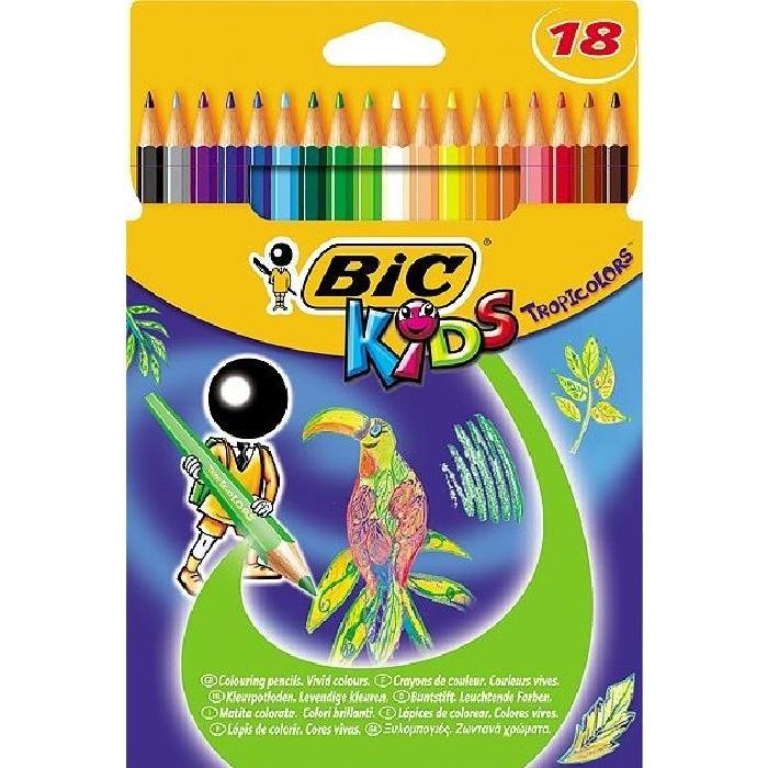 Bic 18 Crayons de couleur tropicolor 2 Comparer avec