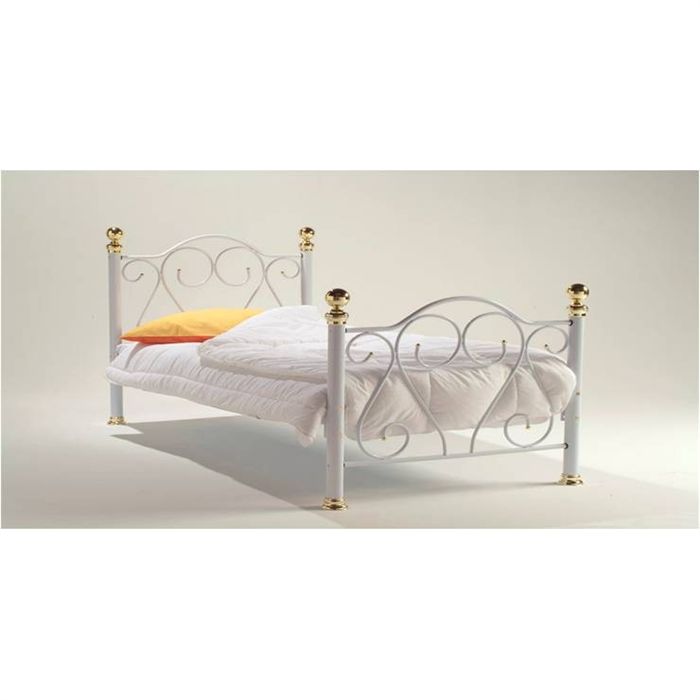 Suzon Lit St Tropez En Fer 90 X 190 Cm Comparer Avec Touslesprixcom