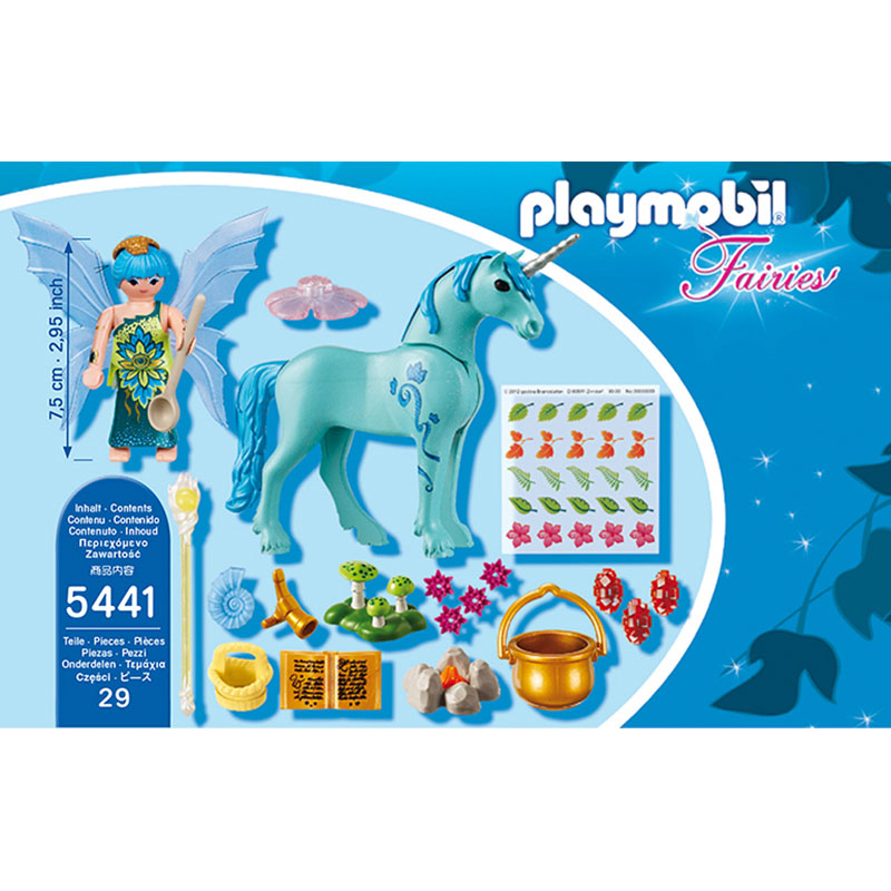 Playmobil 5441 Fairies - F?�e gu?�risseuse avec licorne bleuet - Comparer avec Touslesprix.com