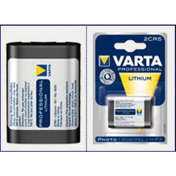 Varta Professional Lithium pile 2CR5 lithium 6V 1600 mAh Comparer avec