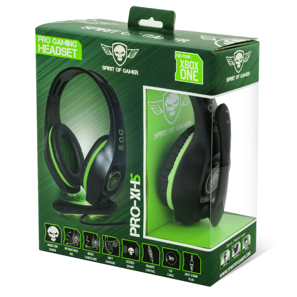 Spirit Of Gamer Pro Xh5 Micro Casque Gamer Xbox One Comparer