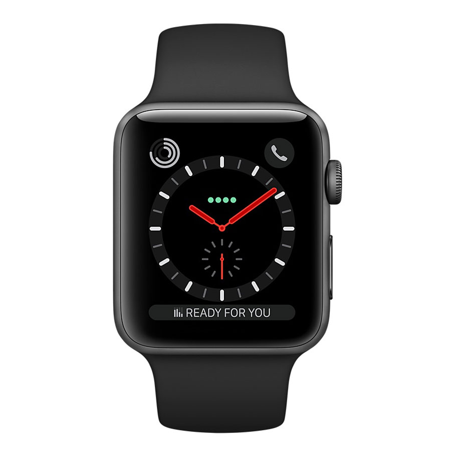 Apple Watch 42mm Series 3 (GPS Cellulaire) Boîtier Acier bracelet Sport ou Milanais Comparer