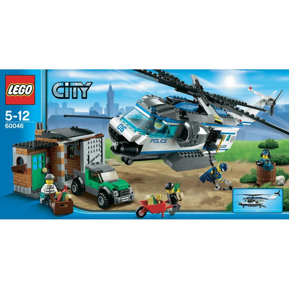 Lego City - 60046 - Jeu De Construction - L'intervention De L'hélicoptère  en Forêt