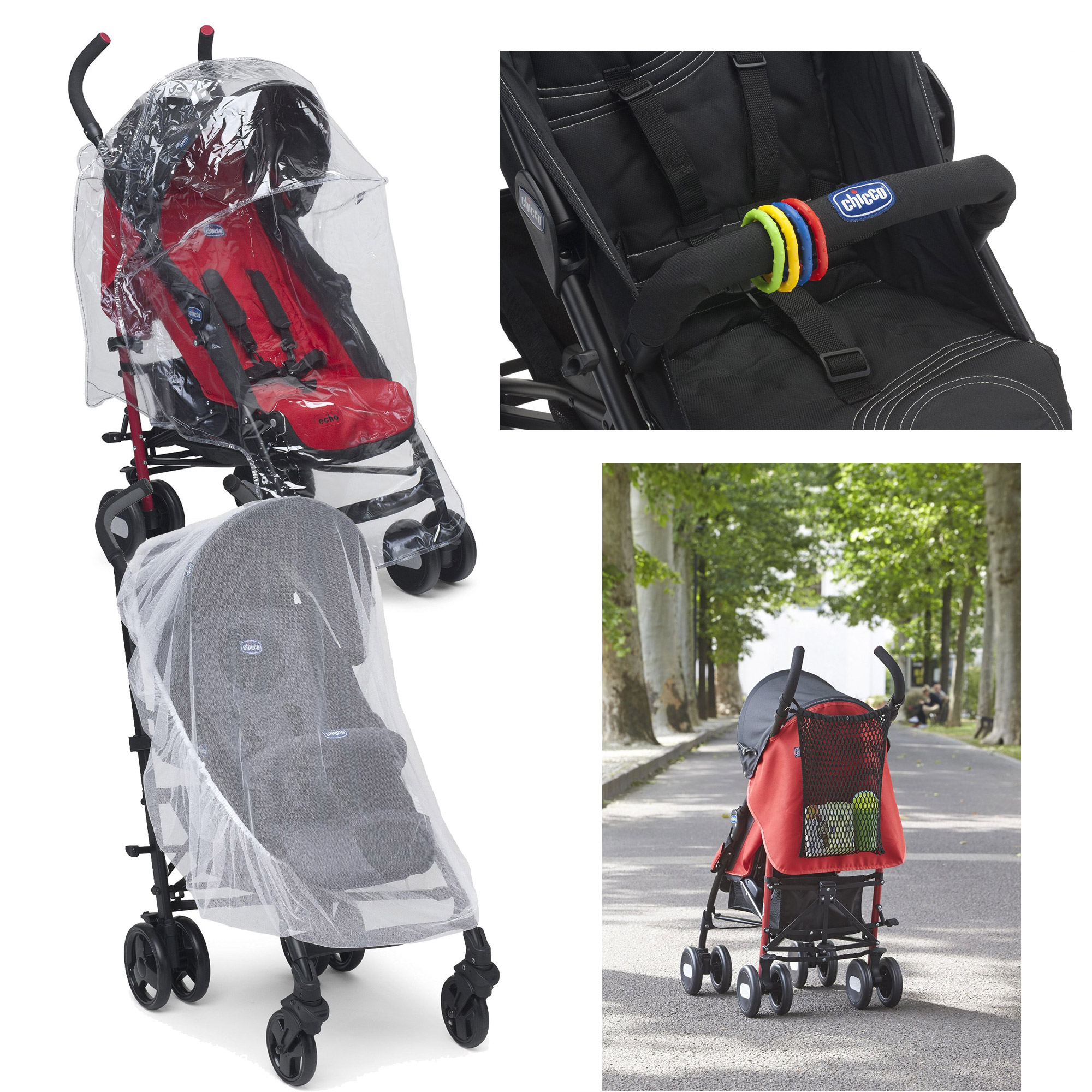 Chicco Kit 4 accessoires universels pour poussette Comparer avec