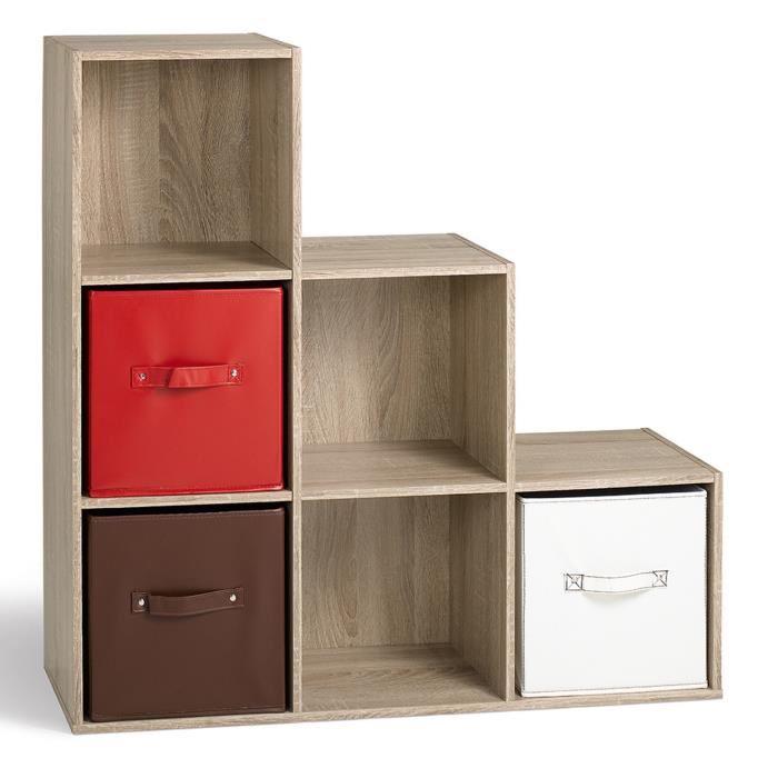 Cube de rangement escalier Compo 6 cases - Comparer avec ...