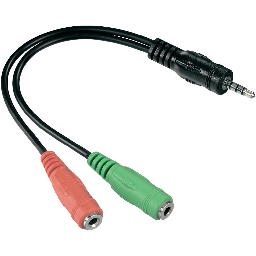 99304 - Adaptateur Audio InLine® Stéréo, Fiche Jack 6,3 Mm Vers 2 Prises Jack 3,5 Mm