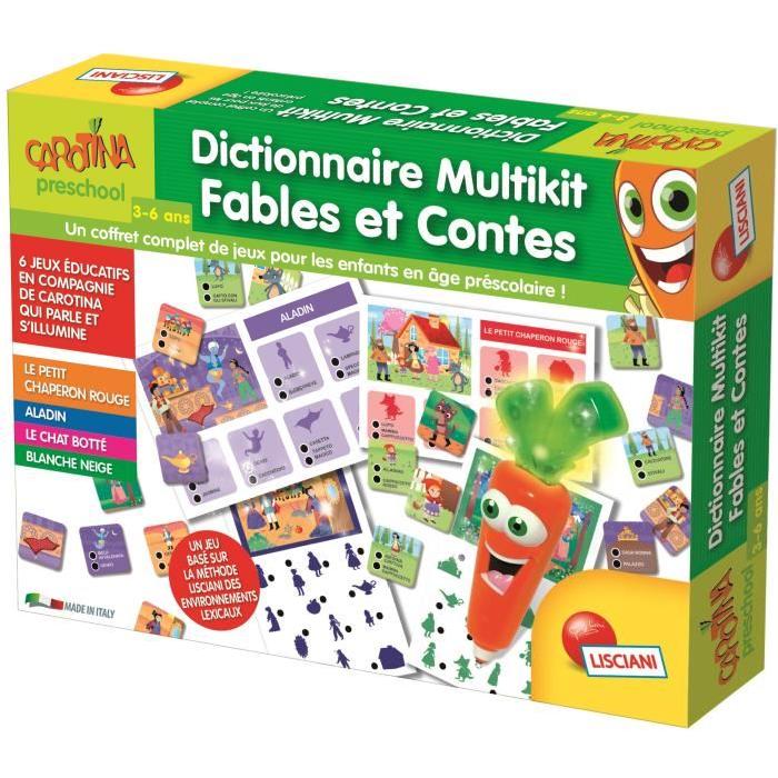 Lisciani Giochi Dictionnaire multikit Fables et contes Carotte magique
