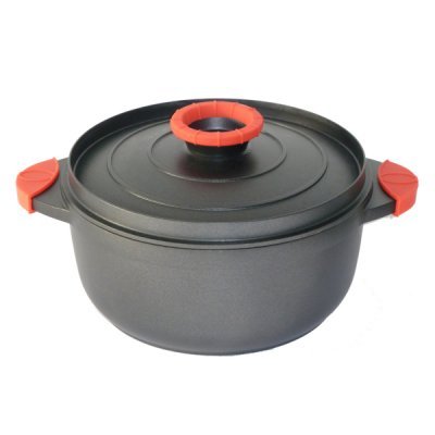 Sitram Cocotte ronde Casual en fonte d'aluminium (28 cm