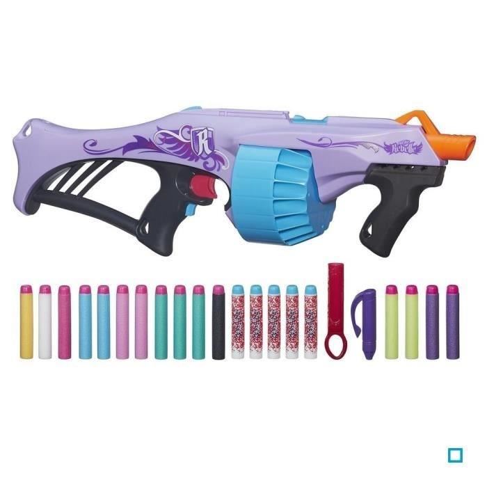 Pistolet Nerf Rebelle Starlight Agent Secret - Jeu de tir - Achat & prix