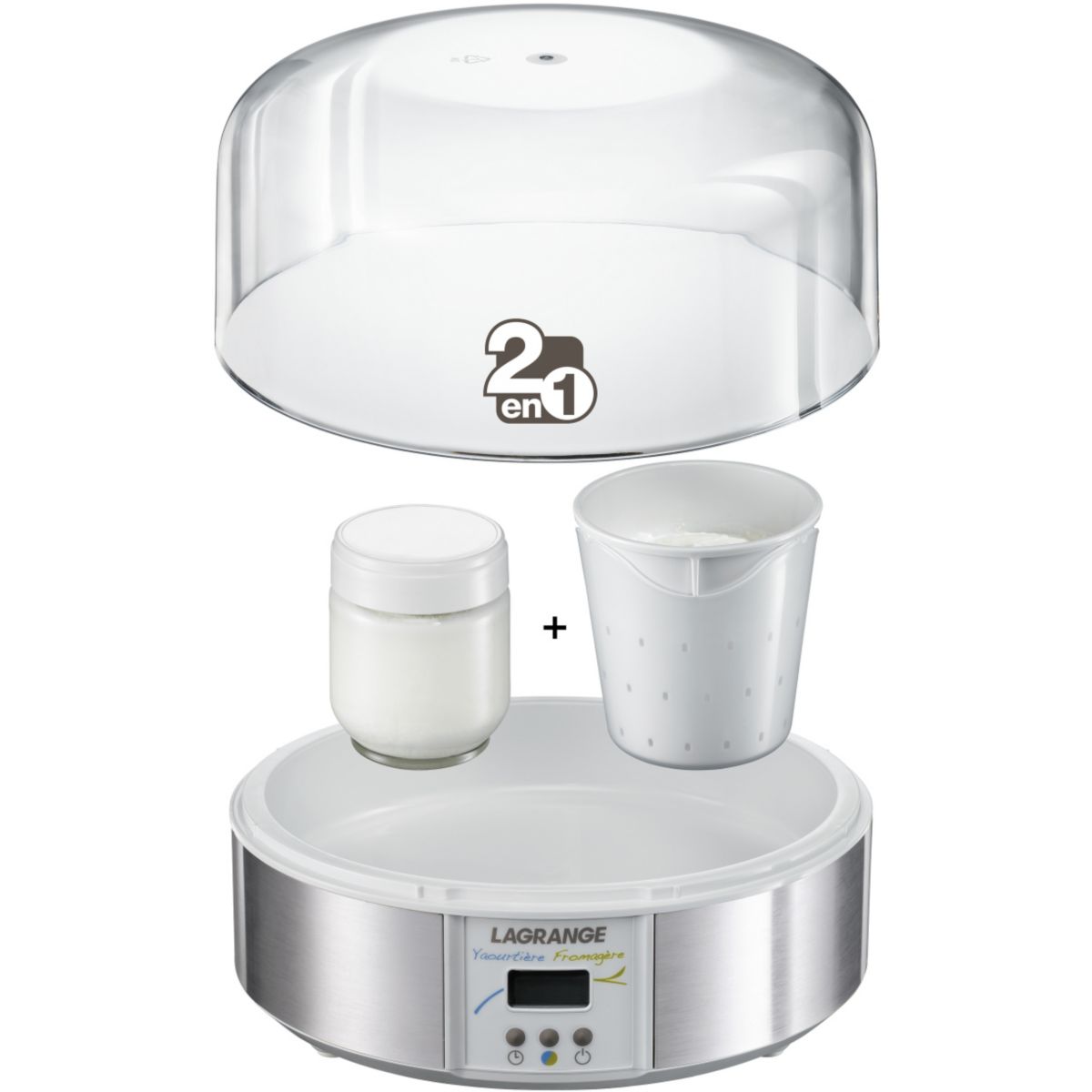 Lagrange 439606 - Yaourtière avec 7 pots - Comparer avec Touslesprix.com